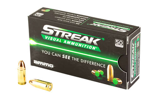 Ammunition STREAK Ammunition Streak Target 9mm STREAK GRN 9MM 124GR TMC 50/1000 • Model: Streak Target